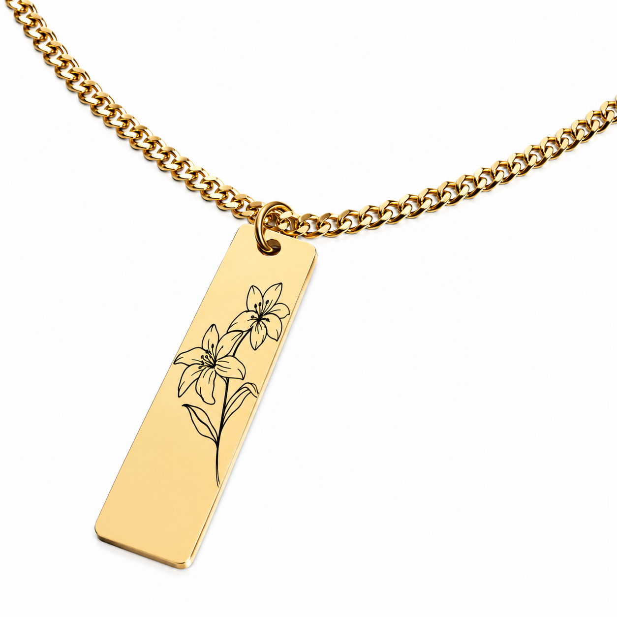 Birth Flower Necklace