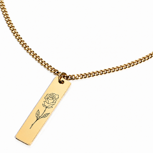 Birth Flower Necklace